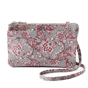 Apt. 9® Baxter RFID-Blocking Double Entry Crossbody Bag