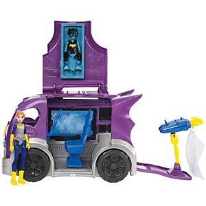 DC Comics Super Hero Girls Batgirl Action Figure & Headquarters Vehicle Set