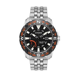 Citizen Eco-Drive Men's PRT Stainless Steel Watch - AW7048-51E