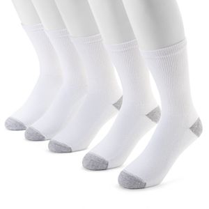 Men's Hanes X-Temp 5-pack + 1 Bonus Crew Socks