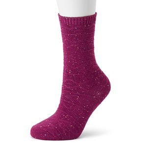 Women's SONOMA Goods for Life™ Aztec Textured Crew Socks