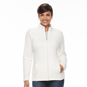 Women's Croft & Barrow® Quilted Long Sleeve Jacket