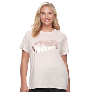 Juniors' Plus Size Her Universe Star Wars Burnout Graphic Tee