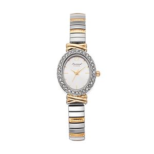 Precision by Gruen Women's Crystal Two Tone Expansion Watch