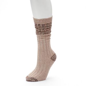 Women's SONOMA Goods for Life™ Ribbed Boyfriend Crew Socks