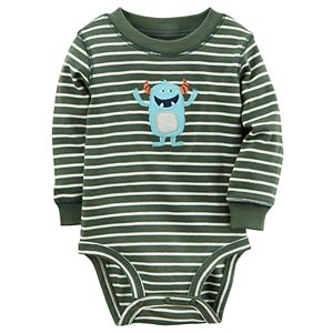 Baby Boy Carter's Striped Animal Bodysuit