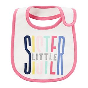 Baby Girl Carter's Printed Slogan Teething Bib