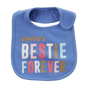 Baby Girl Carter's Printed Family Slogan Teething Bib