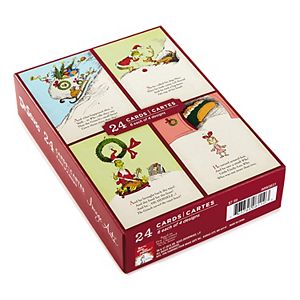 Hallmark 24-Count Assorted Grinch Boxed Holiday Cards