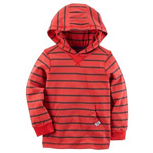 Toddler Boy Carter's Striped Pullover Hoodie