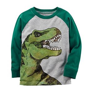 Toddler Boy Carter's Dinosaur Raglan Tee