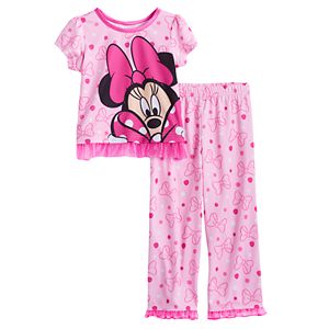 Disney's Minnie Mouse Toddler Girl 2-pc. Top & Pants Pajama Set