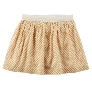 Girls 4-8 Carter's Floral Metallic Skirt