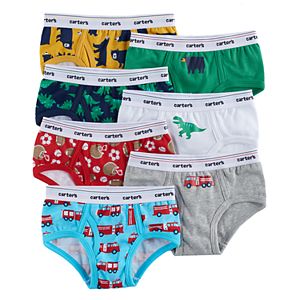 Boys 4-8 Carter's 7-Pack Dino & Firetruck Briefs