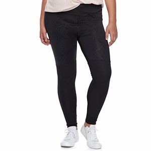 Juniors' Plus Size Her Universe Star Wars Embossed Yoga Leggings