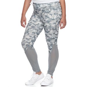 Juniors' Plus Size Her Universe Star Wars Mesh Camo Yoga Leggings