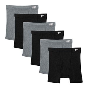 Boys 6-20 Fruit of the Loom 6-Pack Ultra-Soft Boxer Briefs