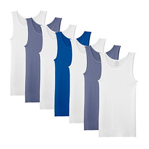 Boys 6-20 Fruit of the Loom 7-Pack Ultra Soft Tanks