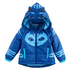 Toddler Boy PJ Masks Catboy Fleece-Lined Hooded Heavyweight Jacket