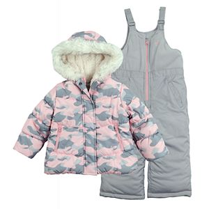 Toddler Girl OshKosh B'gosh® Jacket & Bib Snow Pants Set