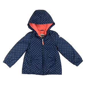 Toddler Girl OshKosh B'gosh® Midweight Polka-Dot Fleece-Lined Jacket
