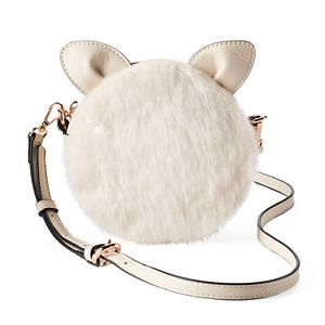 LC Lauren Conrad Petit Faux Fur Critter Crossbody Bag