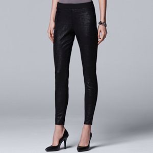 Women's Simply Vera Vera Wang 10th Anniversary Faux Leather Legging