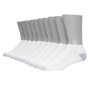 Men's Hanes Ultimate 10-pack Fresh IQ Low-Cut Socks