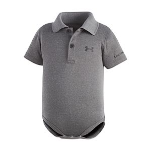 Baby Boy Under Armour Logo Polo Bodysuit!