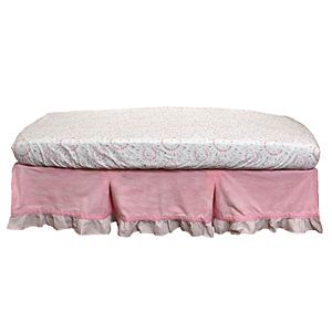 Nurture Basix 2-pc. Pink Confetti Ruffled Dust Ruffle & Dotted Crib Sheet Starter Set