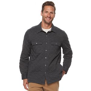 Men's Croft & Barrow® Classic-Fit Quilted Outdoor Shirt Jacket