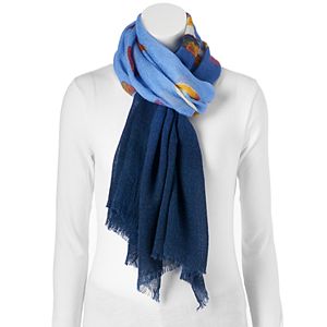 love this life Ombre Logo Oblong Scarf