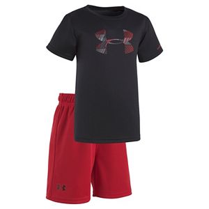 Baby Boy Under Armour Hyper Logo Tee & Shorts Set