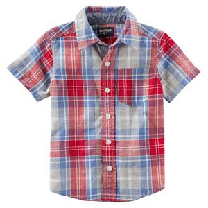 Boys 4-12 OshKosh B'gosh® Short Sleeve Button-Front Shirt