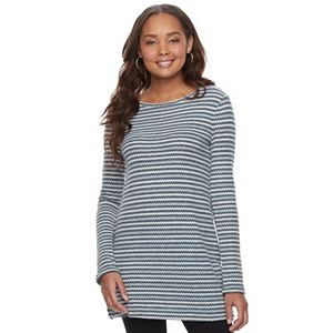 Women's SONOMA Goods for Life™ Crewneck Waffle-Weave Tunic