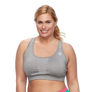 Plus Size FILA SPORT® Bras: Medium-Impact Performance Running Sports Bra