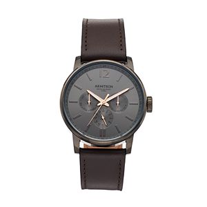 Armitron Men's Leather Watch - 20/5217DGDGBN