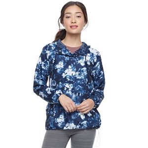 Juniors' SO® Hooded Graphic Windbreaker Jacket