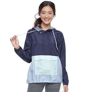 Juniors' SO® Hooded Windbreaker Jacket