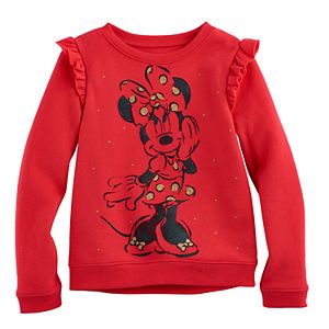 Disney's Minnie Mouse Girls 4-10 Ruffle High-Low Fleece Pullover by Jumping Beans®