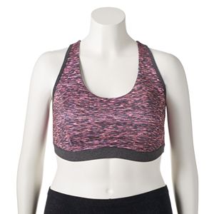 Plus Size Tek Gear® Bra: Low-Impact Racerback Sports Bra