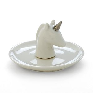 LC Lauren Conrad Unicorn Ring Holder Trinket Tray