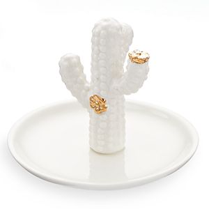 LC Lauren Conrad Flowering Cactus Ring Holder Trinket Tray