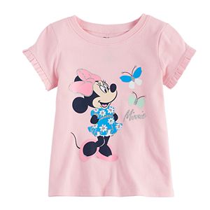 Disney's Minnie Mouse Baby Girl Ruffle Hem Tee by Jumping Beans®