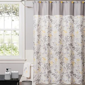 Saturday Knight, Ltd. Trellis Floral Shower Curtain