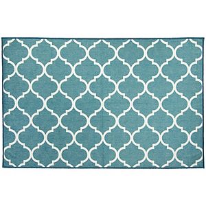 Ruggable® Washable Moroccan Trellis 2-piece Indoor Outdoor Rug System