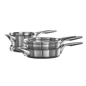 Calphalon Premier Space-Saving 6-pc. Stainless Steel Cookware Set