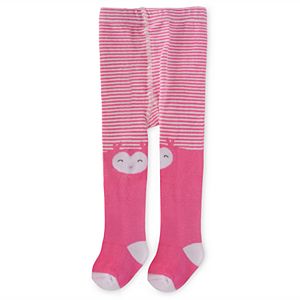 Baby Girl Carter's Pink Owl Tights