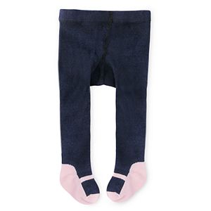 Baby Girl Carter's Heart Mary Jane Tights