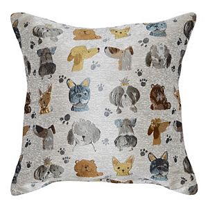 Spencer Home Decor First in Show Jackquard Throw Pillow